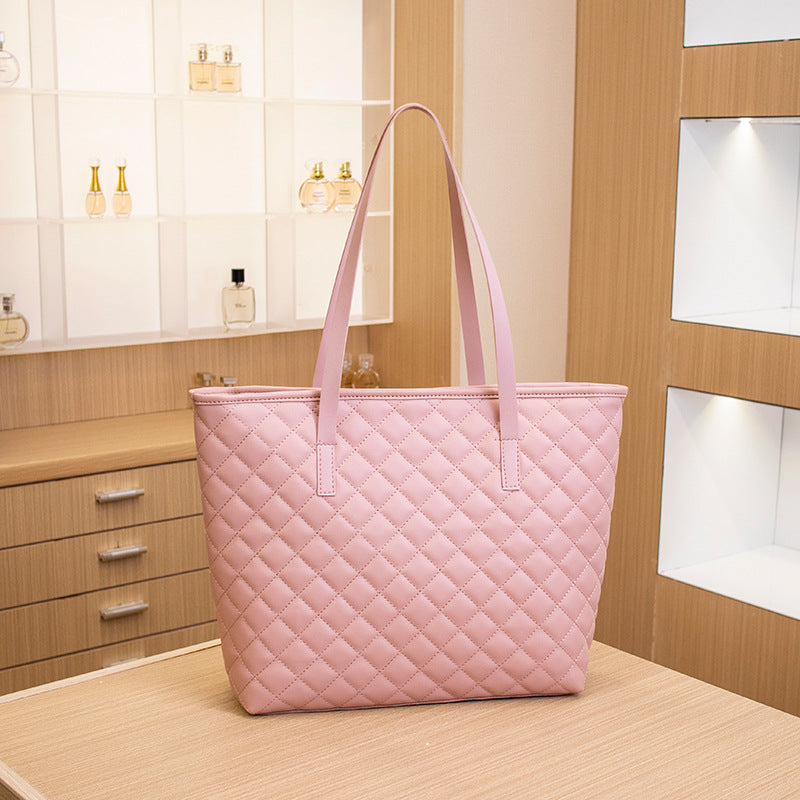 Fashion Rhombus Women's Portable Shoulder Bag