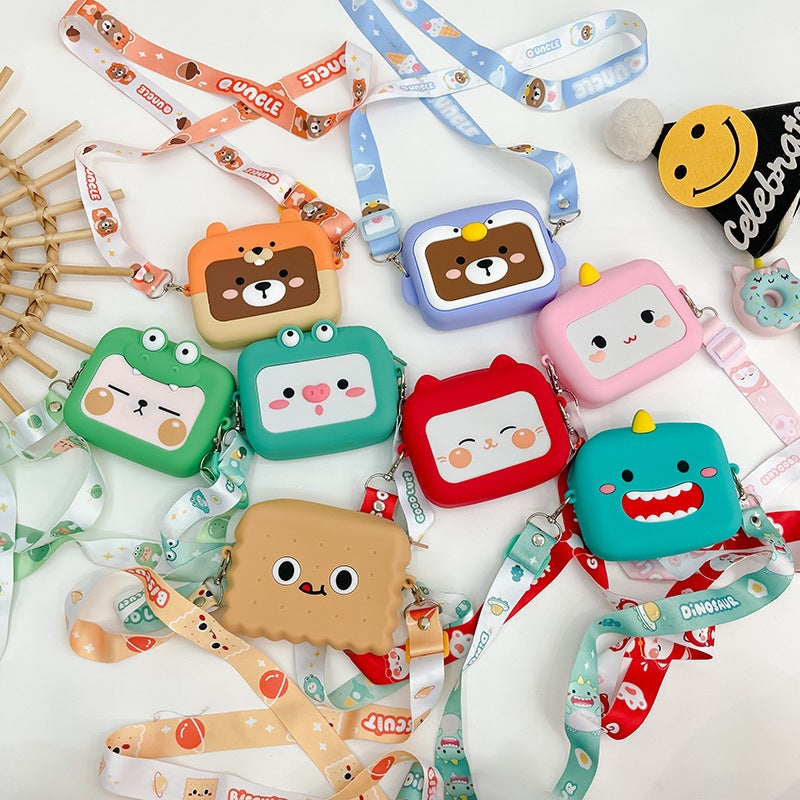 Børns Mini Søde Trendy Skuldertaske i Silikone