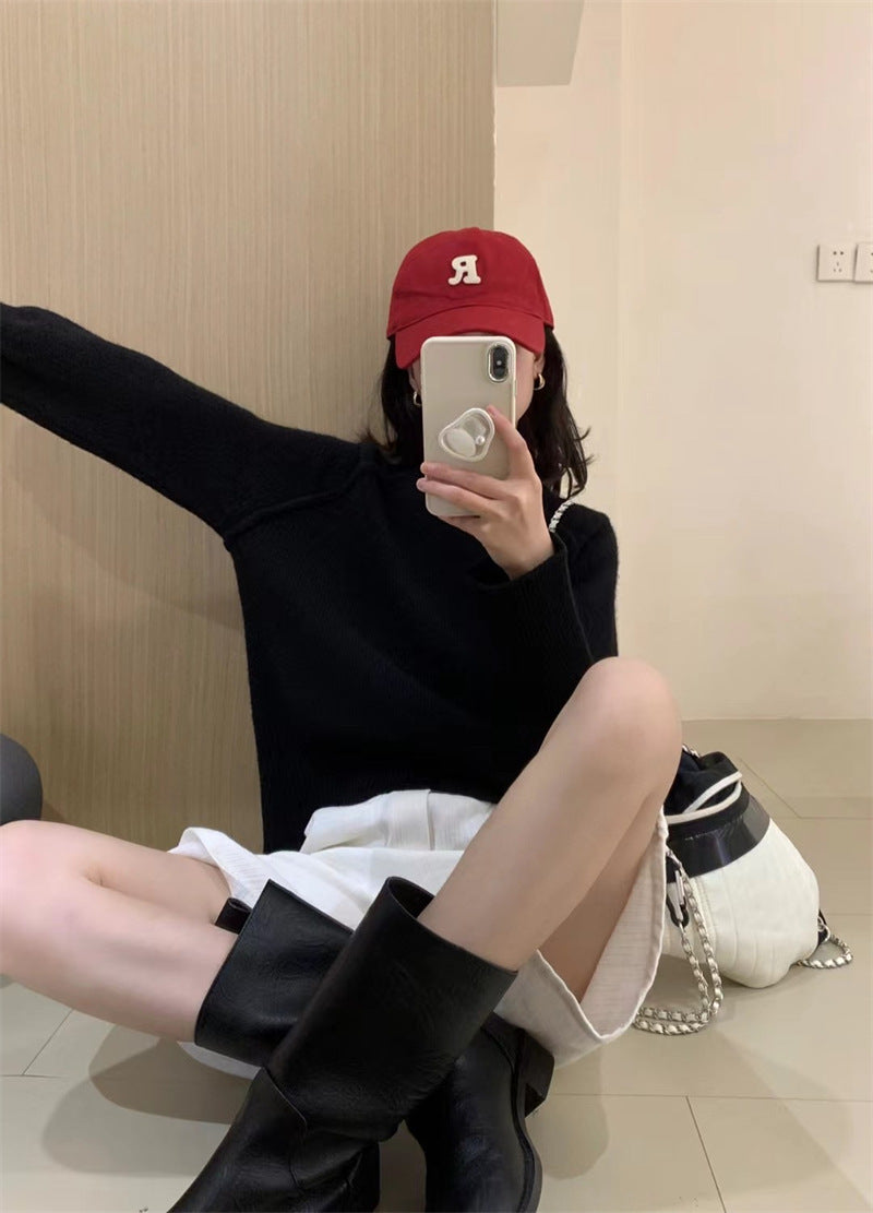 Japanese-style Retro Sweater Women's Autumn And Winter New Loose