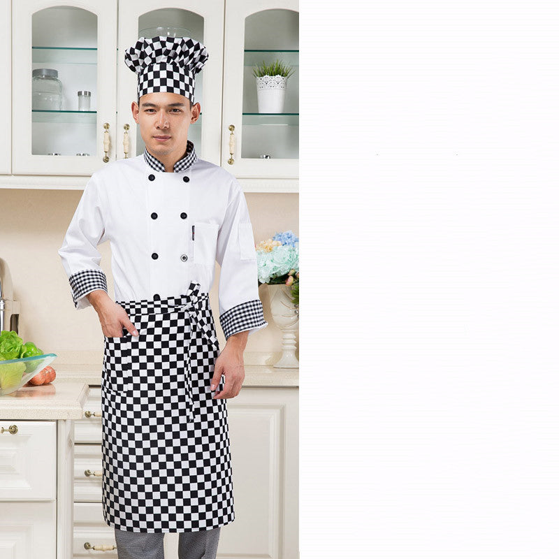 Short Sleeve Chef Long Suit Baker Workwear Cake Store