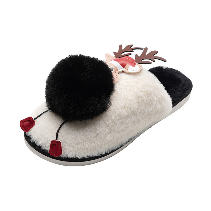 Women's Cute Warm Cartoon Plush Slippers