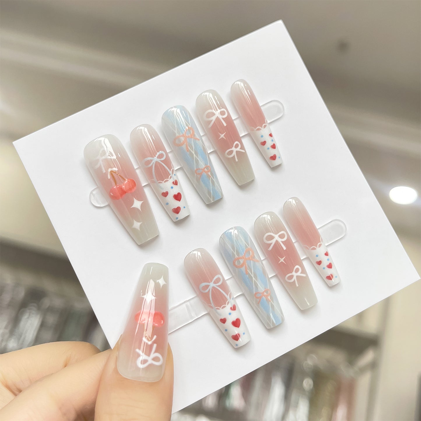 Summer Sweet Cool Ins Style Gothic Dark Wear Prefabricated Manicure