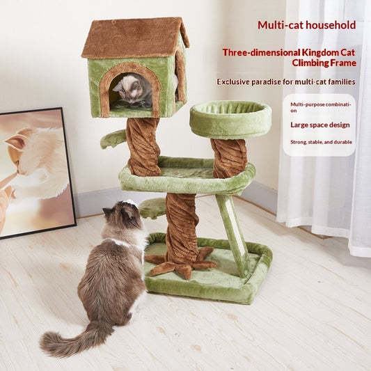 in-One  Sky-Piercing Cat Tree House