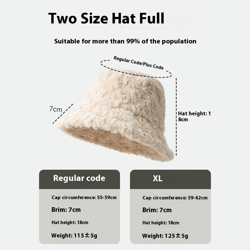 Women's Fashionable Warm All-match Face-showing Small Hat