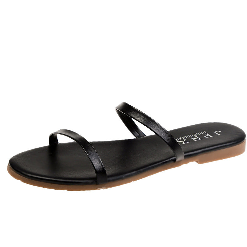 Summer New Fashion Personality Flat Slippers Women