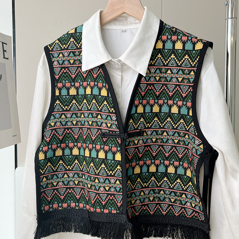 Hong Kong Style Shawl For Women New Spring Summer Ethnic Style