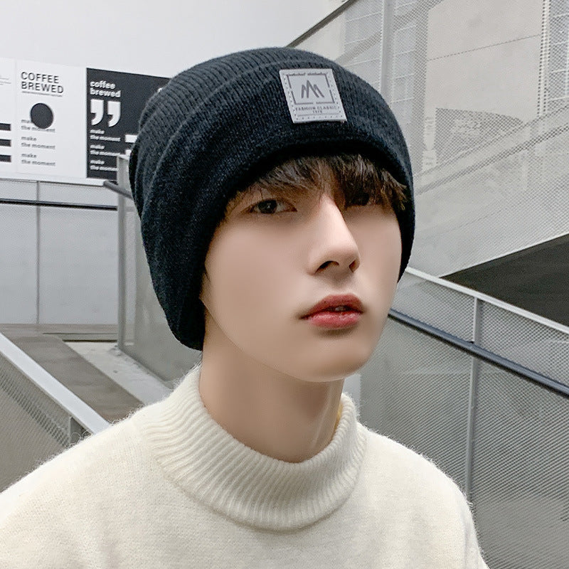 Men's Fashion Windproof Warm Woolen Knitted Hat