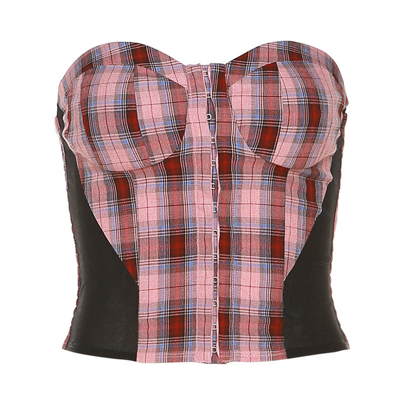 Women's Clothing Midriff-baring Top Short Hip-hugger Skirt Suit