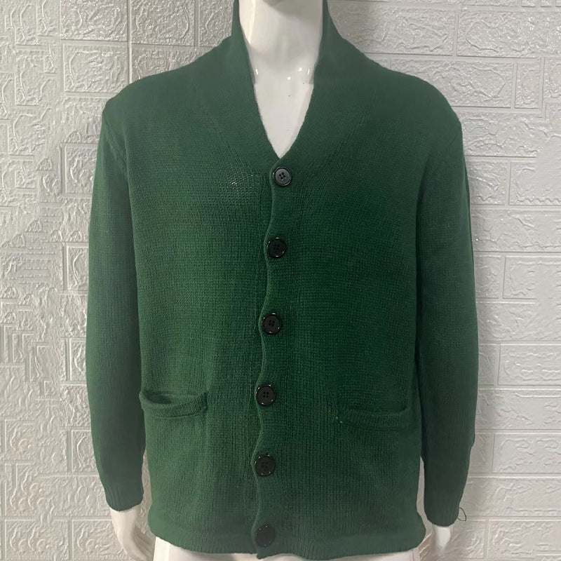 Autumn And Winter Solid Color Long-sleeved Coat