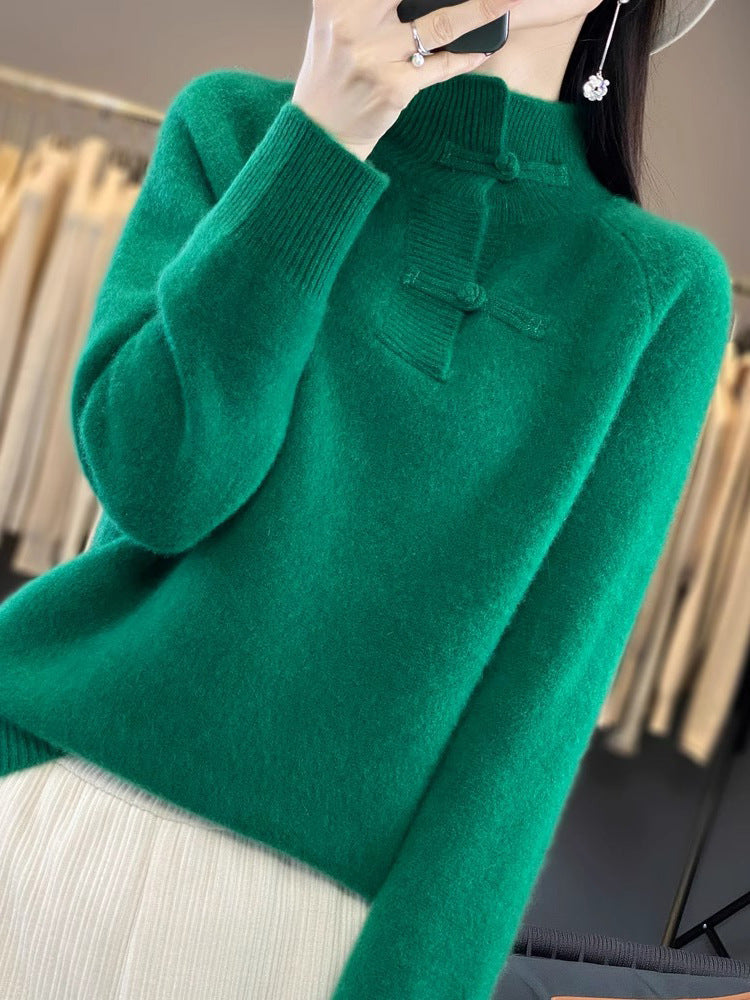 National Style Sweater Sweater Thickened Warm Stylish Shirt Long Sleeve