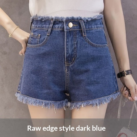 New Womens Denim Shorts For Summer Korean-style Slimming And Super Versatile