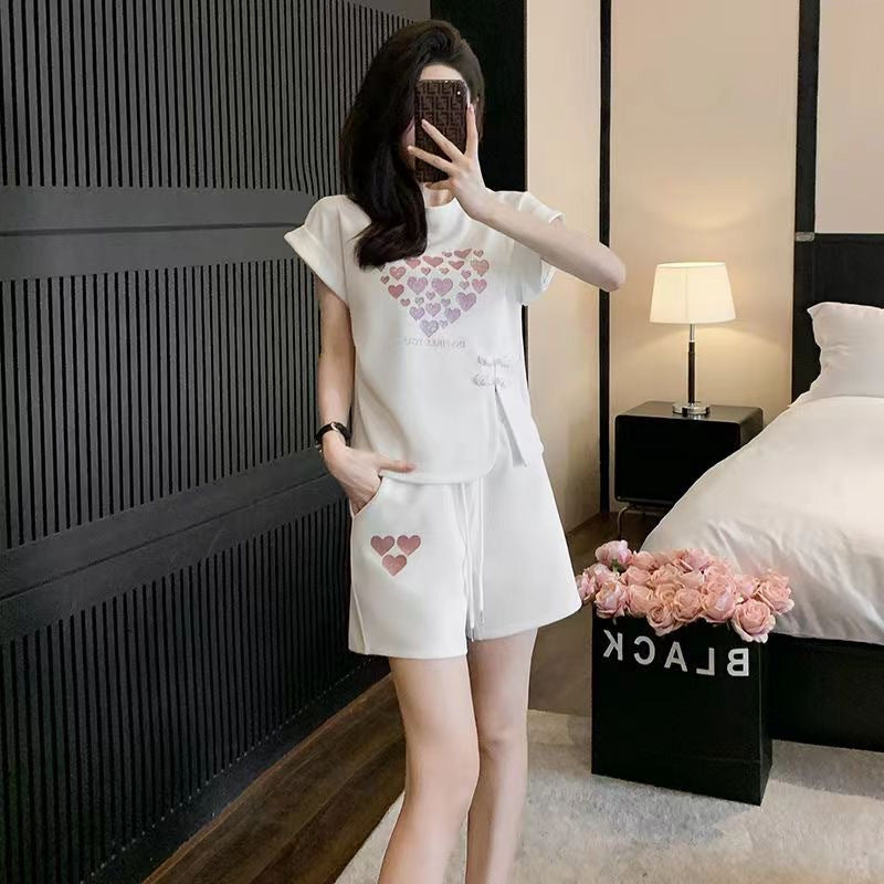 Women's Summer Casual Fashion Set With Color Blocks