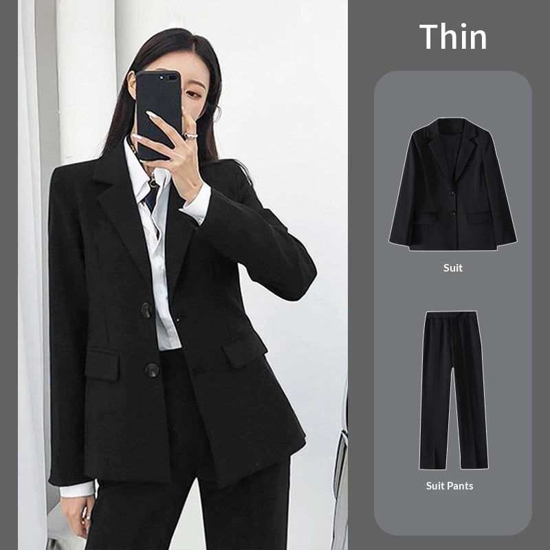 Black Suit Professional Attire Formal Business Wear Work Uniform