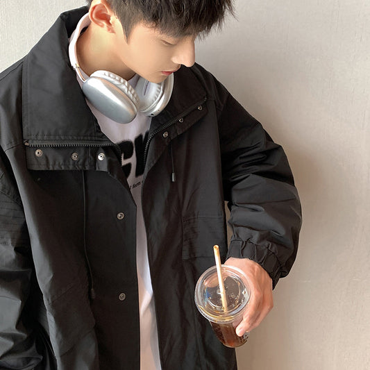Fashion Loose Fake Two Piece Jacket