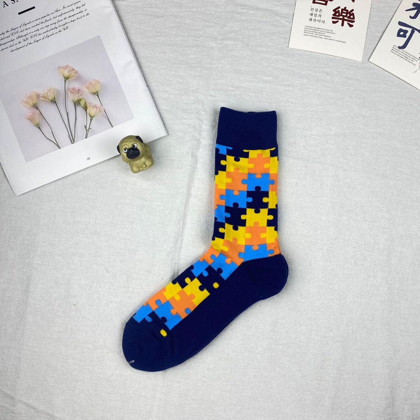 Girls Cartoon Socks In Long Tube Trendy Socks