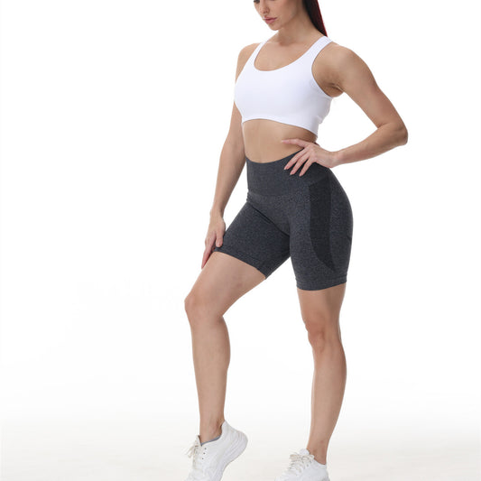 Side Crescent Fitness Three Point Yoga Shorts