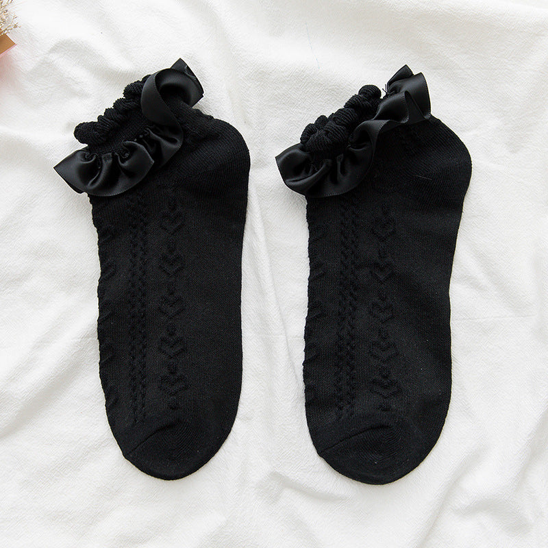 Women's Summer Thin Pure Cotton Cute Socks