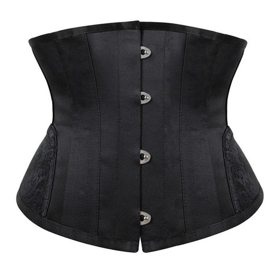 Women's Solid Color Versatile Gothic Embroidered Corset