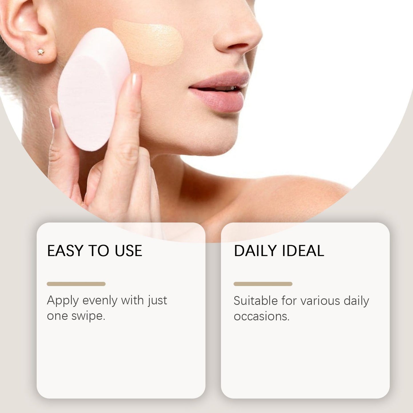 Women's Convenient Natural Concealing Foundation