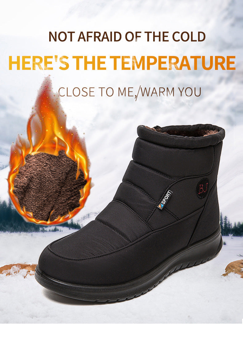 Women's High-top Waterproof Non-slip Cotton Boots