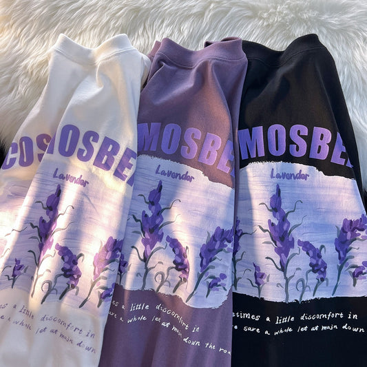 Women's Couple Loose Half-sleeve Top