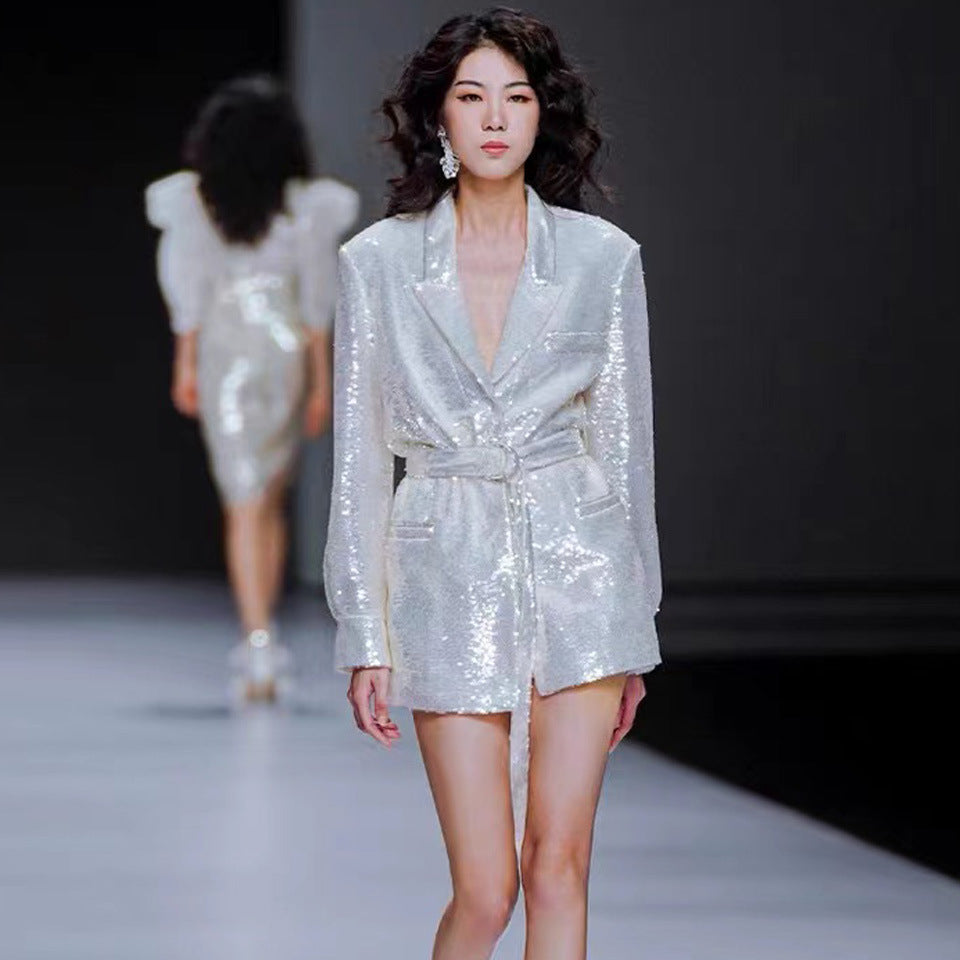 High-end Dinner Party Queen Style Coat For Women