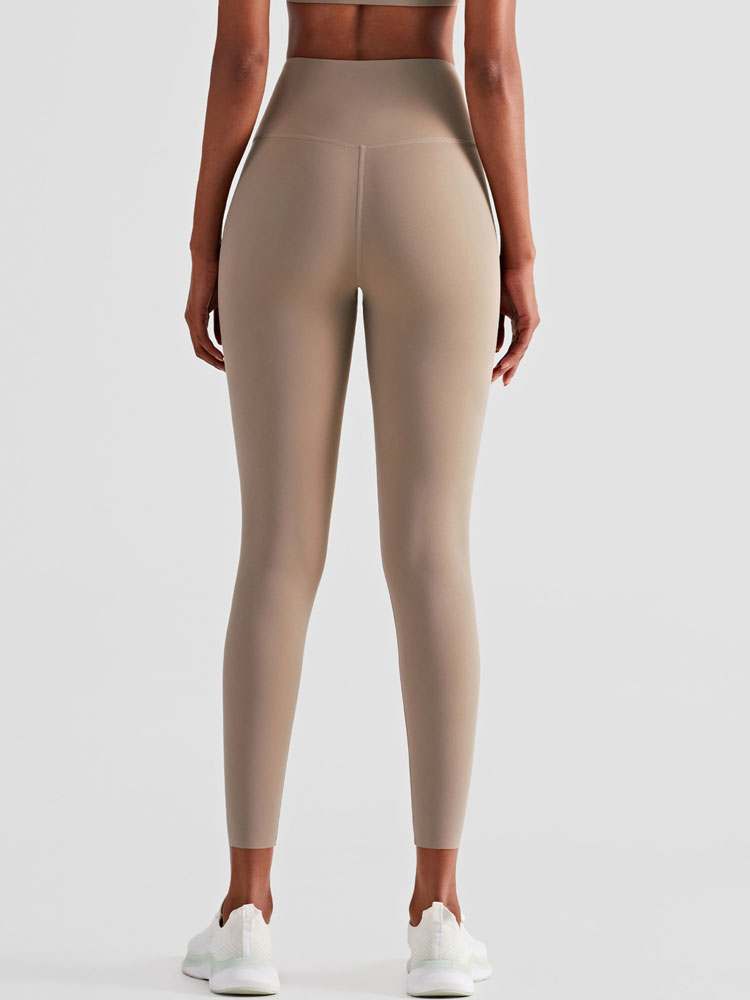 Double-layer Belly Tightening High-waisted Peach Hip Fitness Pants