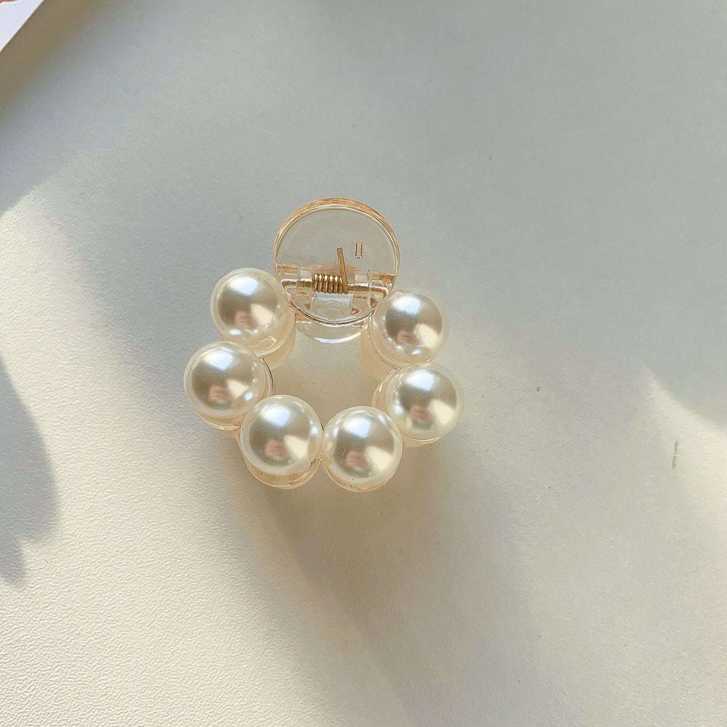 Large And Small Pearls Barrettes
