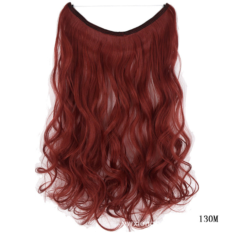 Women's One-piece Seamless Hair Extension Wig Set