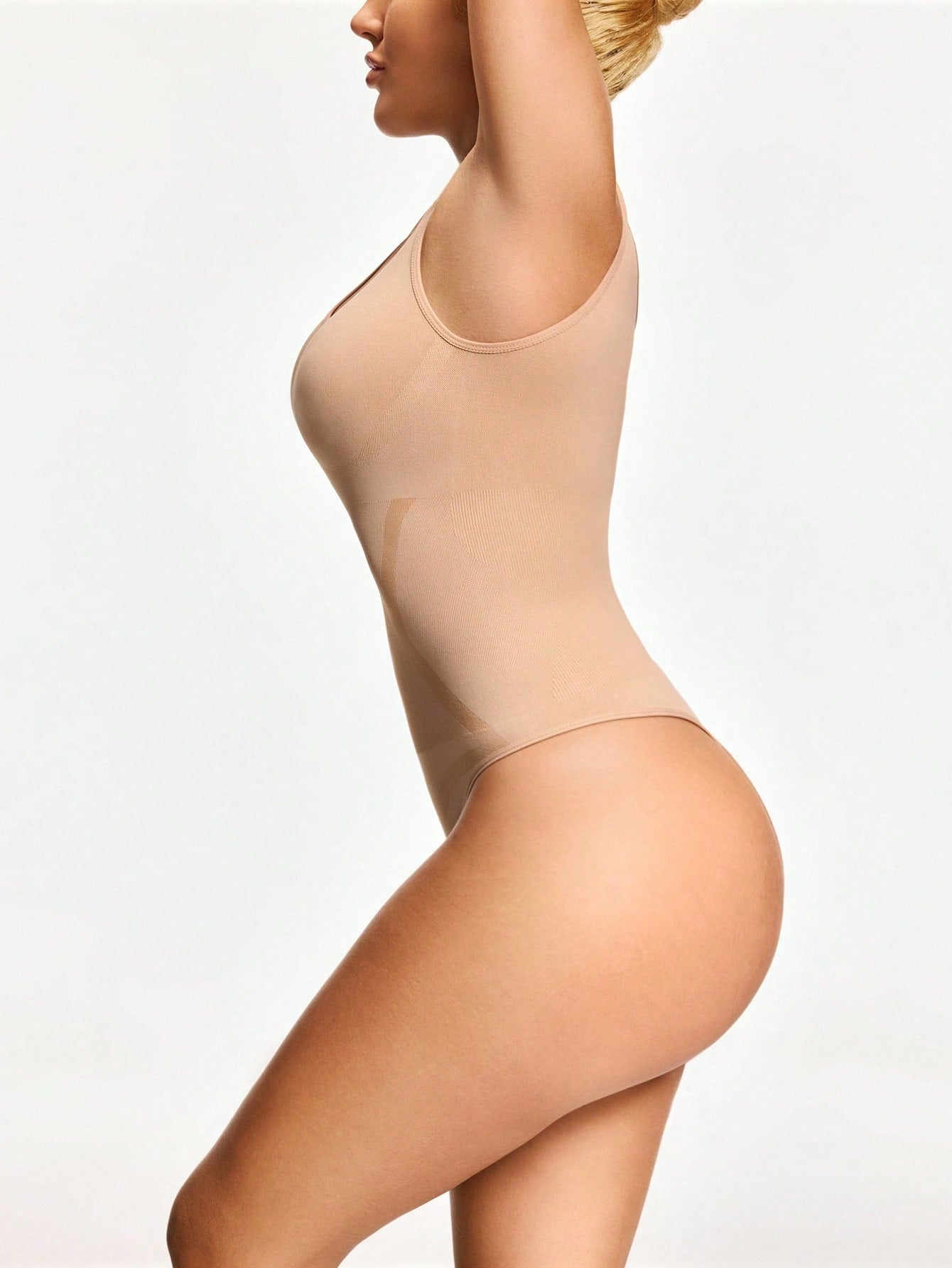 Women's Firm Control Tank Bodysuit - Bust Support & Tummy Butt Contour