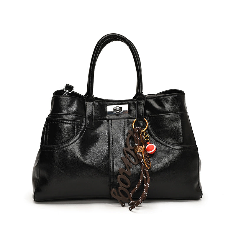 Retro Women's Large-capacity Shoulder Messenger Bag
