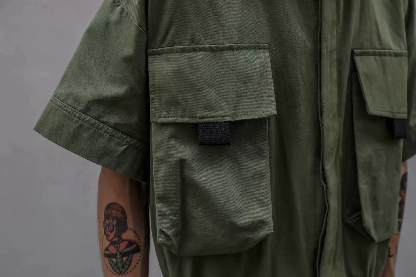 Men's Retro Jumpsuit Overalls Straight