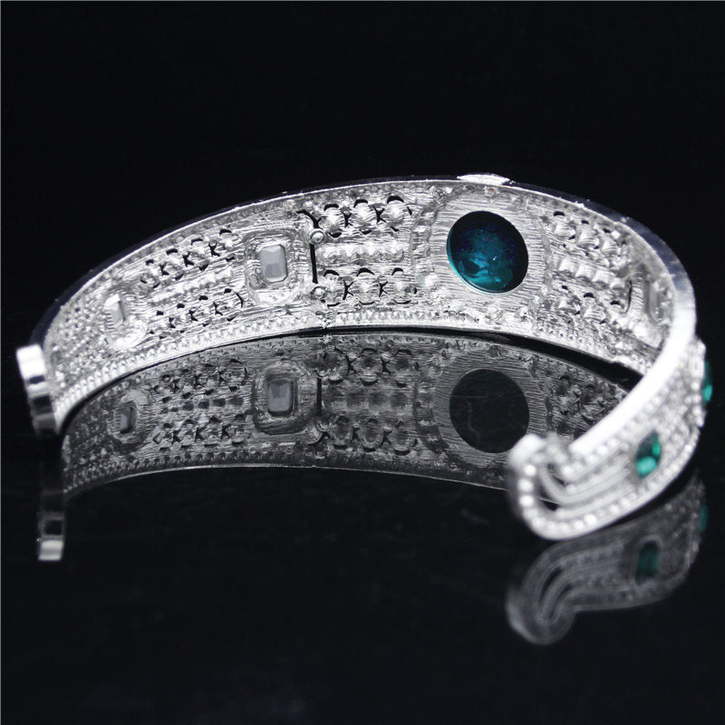 Fashion Ladies Alloy Baroque Crown Tiara