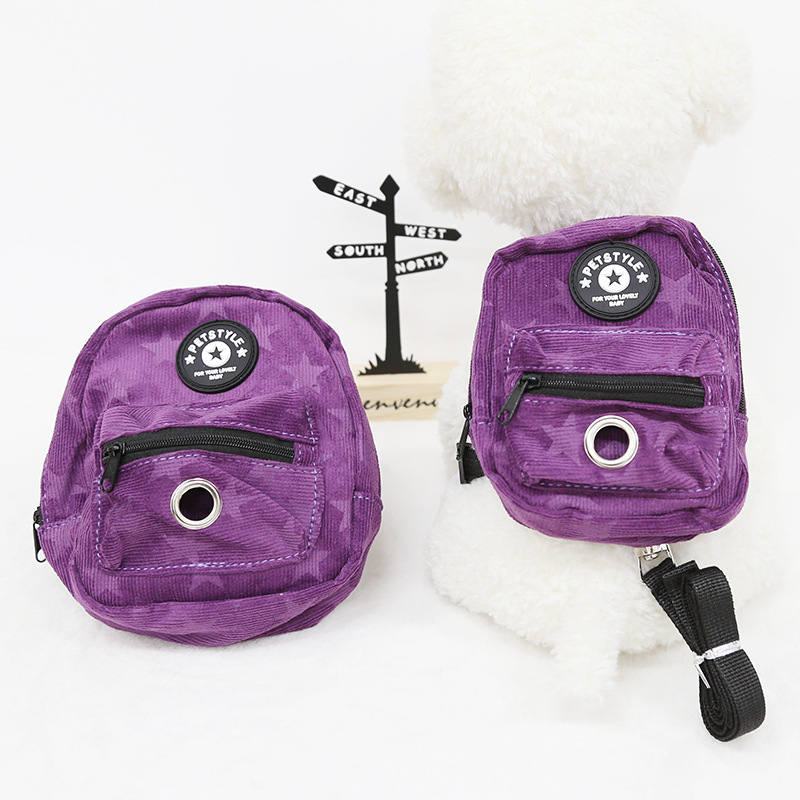 Retro Dark Star Backpack Dog