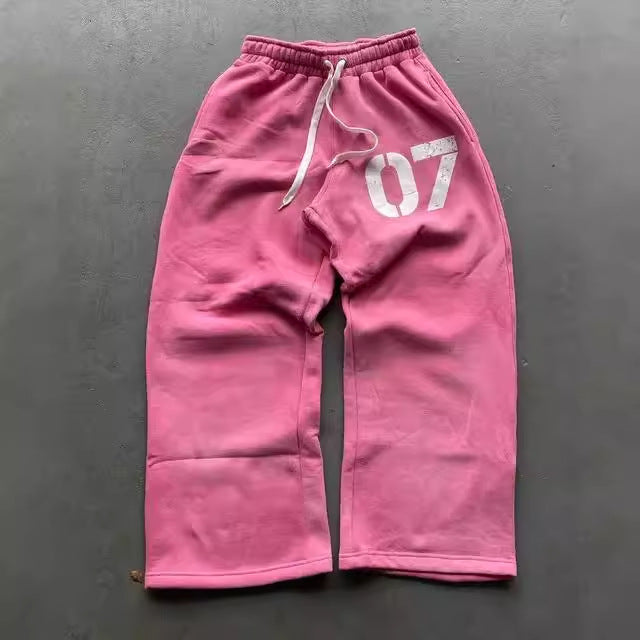 Loose Sweater Suit Men's And Women's Maychao Hip Hop Sports Zipper Hooded Sweater Pants Suit