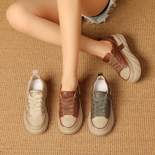 Kvinders Læder Low-top Sko Retro Nye Alsidige Sport Casual Sko