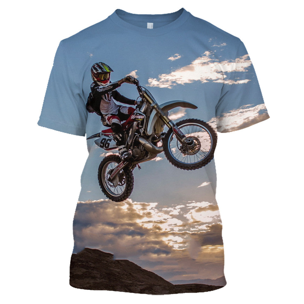 3D Digital Printing Men's Short Sleeve Casual T Shirt