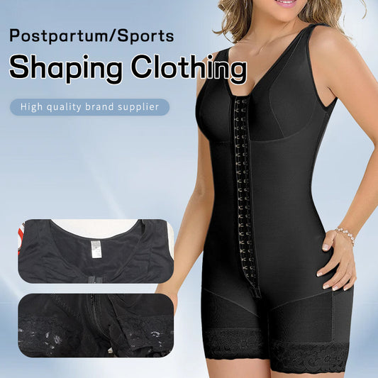 Plus Size One-piece Corset Zipper Waist