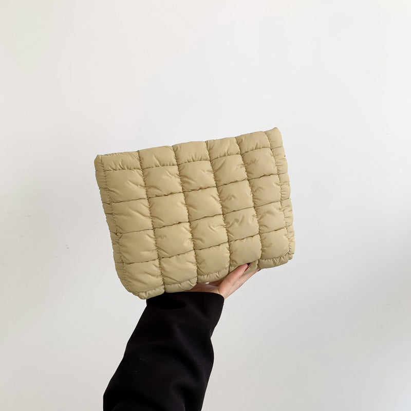 Solid Color Large Capacity Women's Down Bag