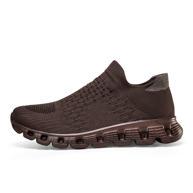 Slip-on Plus Size Flying Woven Women's Shoes