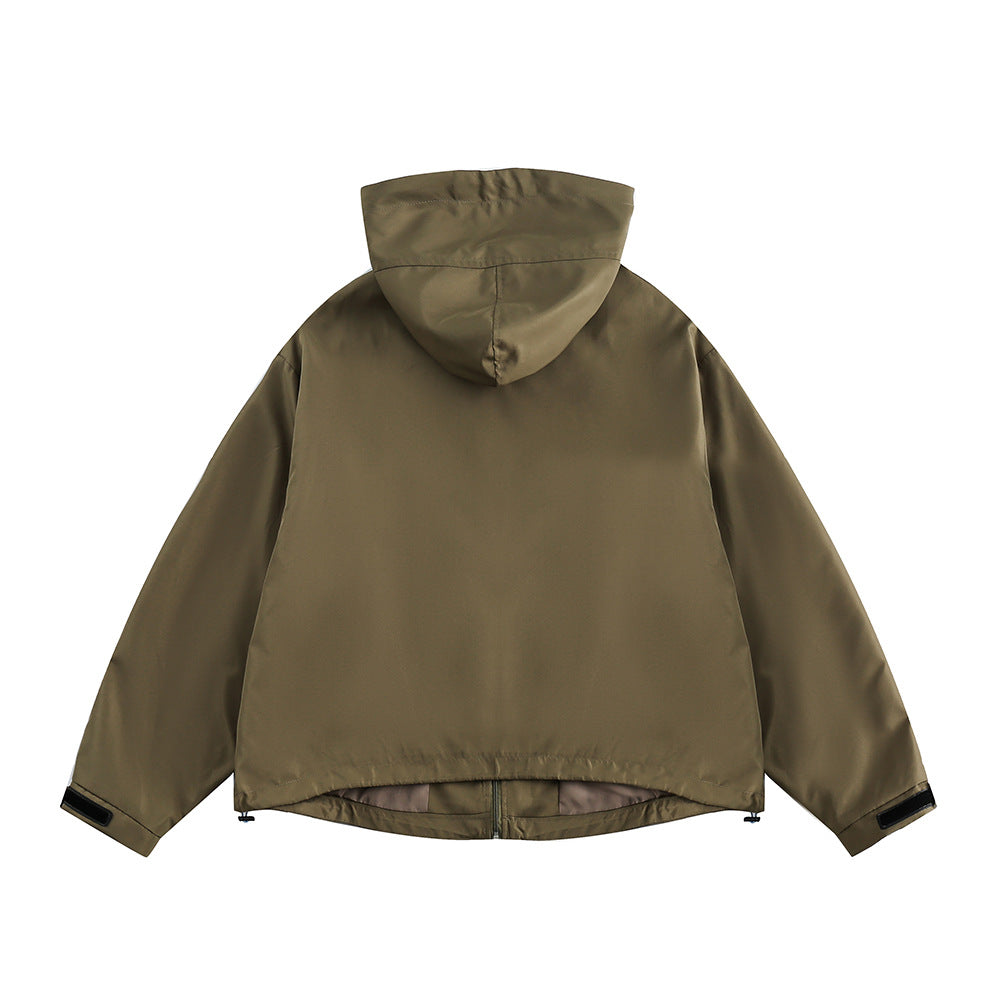 Stitching Contrast Color Men's Assault Jacket