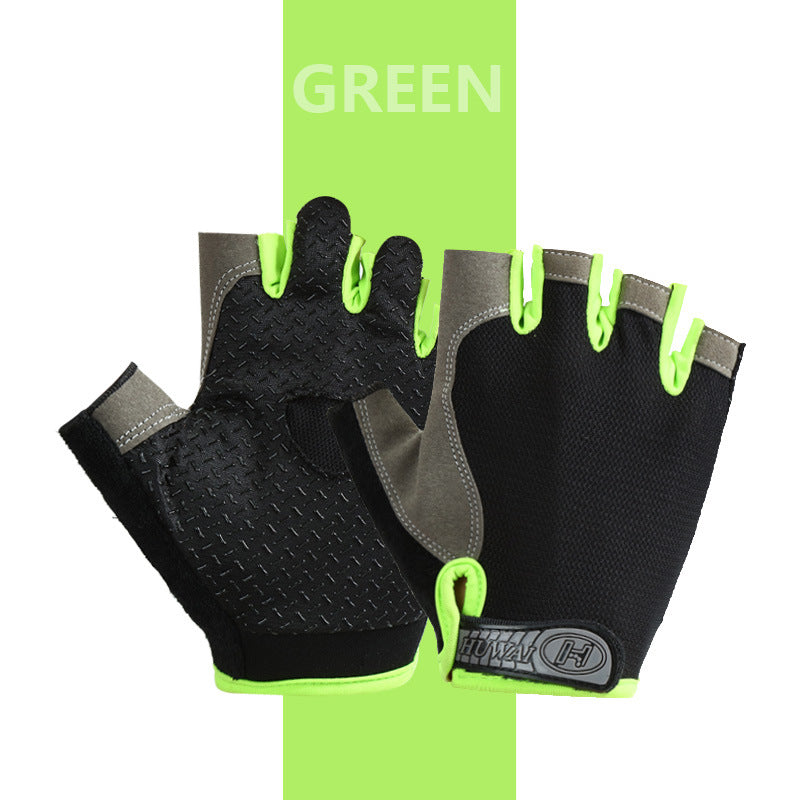 Finger Riding Gloves Men And Women Outdoor Non-slip Sun Protection Camping