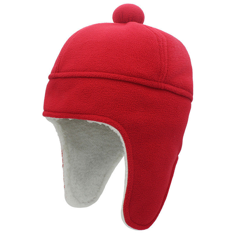 Faux Lamb Wool Cold Hat Autumn And Winter Ear Protection