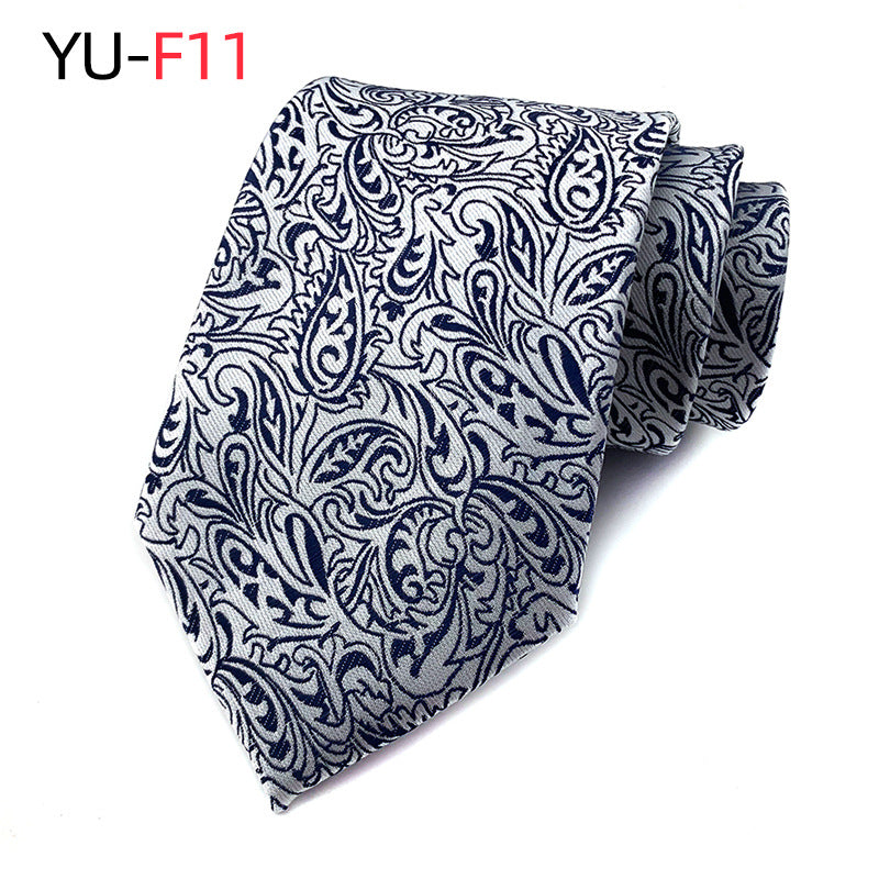 New Hot Sell Paisley Polyester Jacquard Men's Tie