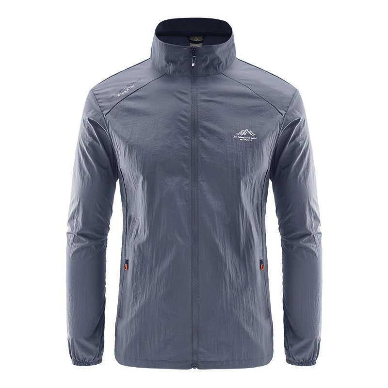 Light Summer Men's Ice Silk Breathable Sun Protection Clothing