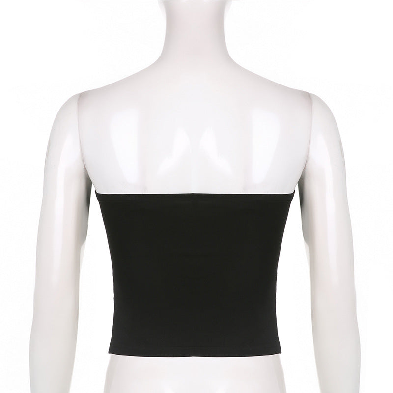 Strap Metal Adjustable Buckle Bra Vest