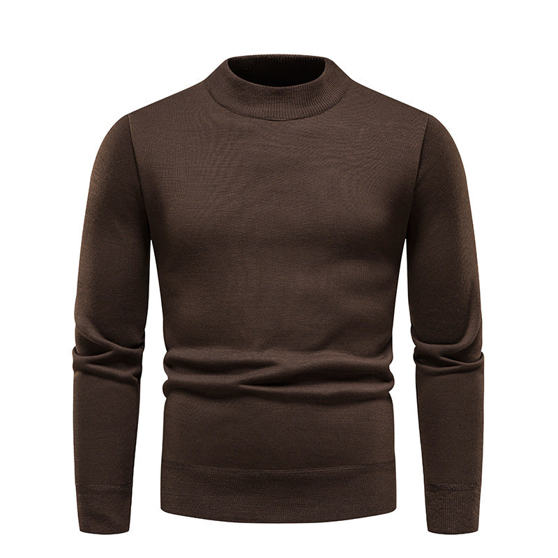 Fleecforet tyk sweater til mænd