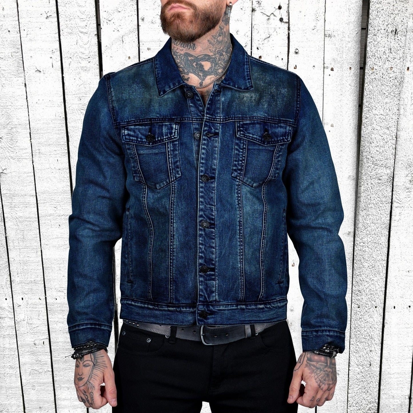 Men's Solid Color Cotton Coat European And American Large Size Fashion Casual
