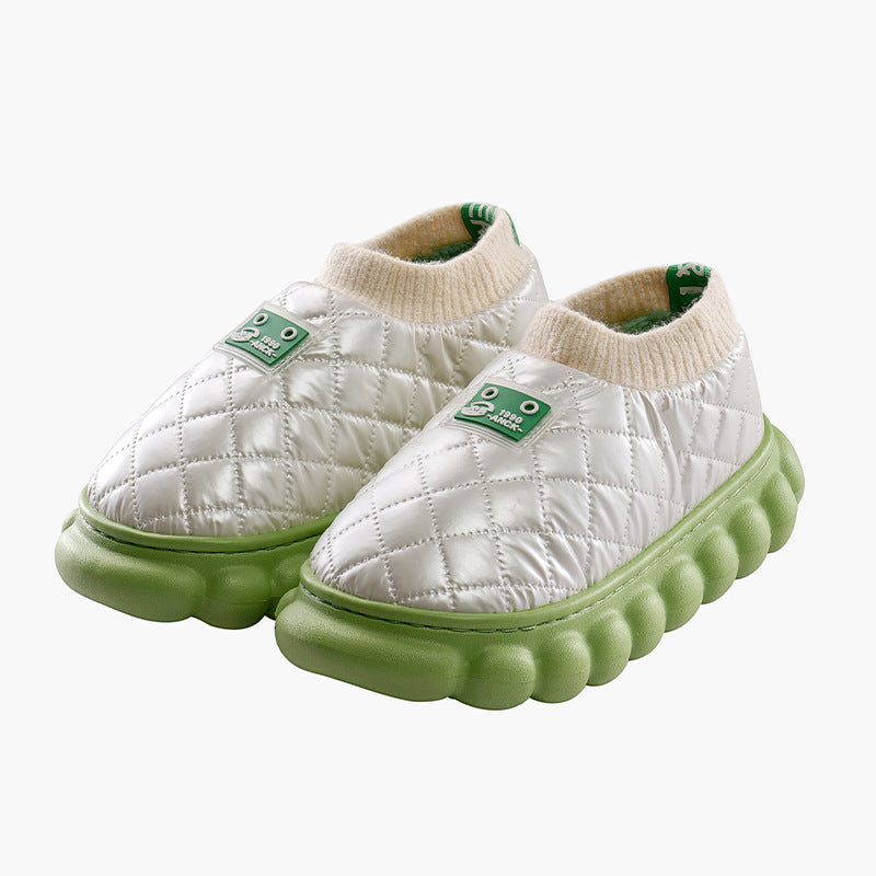 Warm Thick Soled Waterproof Cotton Shoes