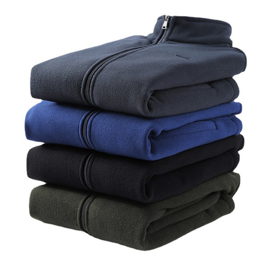 Men's Outdoor Fleece-lined Thick Warm Jacket